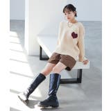 ハートモチーフニットプルオーバー【J'aDoRe JUN ONLINE限定】 | VIS | 詳細画像7