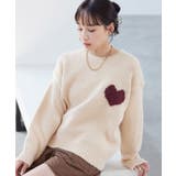 ハートモチーフニットプルオーバー【J'aDoRe JUN ONLINE限定】 | VIS | 詳細画像8