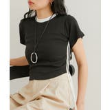 ブラック系(02) | 【WEB/一部店舗限定】サイドラインリボンプルオーバー | VIS