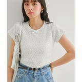 ホワイト系(12) | 【WEB/一部店舗限定】パターンメッシュミニＴシャツ | VIS 