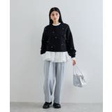 【WEB/ルミネ店限定】パールボタンニットプルオーバー | VIS  | 詳細画像5 