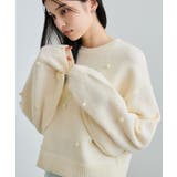【WEB/ルミネ店限定】パールボタンニットプルオーバー | VIS  | 詳細画像7 
