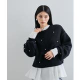 【WEB/ルミネ店限定】パールボタンニットプルオーバー | VIS  | 詳細画像9 