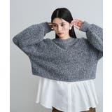 【WEB限定】スパンコールニットプルオーバー | VIS | 詳細画像11