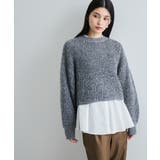 【WEB限定】スパンコールニットプルオーバー | VIS | 詳細画像9