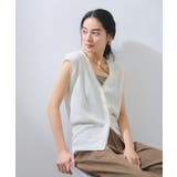 【WEB限定】シアーフリルサマーニットベスト | VIS | 詳細画像24