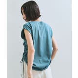 【WEB限定】サイドドロストシャーリングカットソー | VIS  | 詳細画像13 