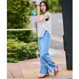 【WEB限定】サイドドロストシャーリングカットソー | VIS  | 詳細画像2 