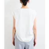 【WEB限定】サイドドロストシャーリングカットソー | VIS  | 詳細画像22 