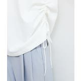 【WEB限定】サイドドロストシャーリングカットソー | VIS  | 詳細画像25 