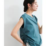 【WEB限定】サイドドロストシャーリングカットソー | VIS  | 詳細画像35 