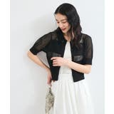 【WEB限定】シアーボーダーサマーポロニット | VIS | 詳細画像16