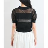 【WEB限定】シアーボーダーサマーポロニット | VIS | 詳細画像23