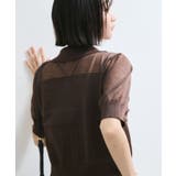 【WEB限定】シアーボーダーサマーポロニット | VIS | 詳細画像7