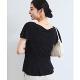 【WEB限定】ビッグカラーペプラムカットソー | VIS  | 詳細画像11 