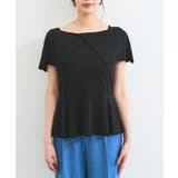 【WEB限定】ビッグカラーペプラムカットソー | VIS  | 詳細画像12 