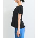 【WEB限定】ビッグカラーペプラムカットソー | VIS  | 詳細画像13 