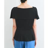 【WEB限定】ビッグカラーペプラムカットソー | VIS  | 詳細画像14 