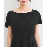 【WEB限定】ビッグカラーペプラムカットソー | VIS  | 詳細画像15 