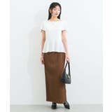 【WEB限定】ビッグカラーペプラムカットソー | VIS  | 詳細画像21 