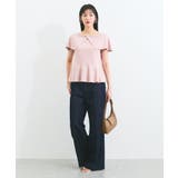 【WEB限定】ビッグカラーペプラムカットソー | VIS  | 詳細画像26 