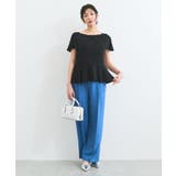 【WEB限定】ビッグカラーペプラムカットソー | VIS  | 詳細画像30 