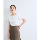 【WEB限定】ビッグカラーペプラムカットソー | VIS  | 詳細画像9 