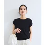 【WEB限定】パールフリルリブサマー半袖ニット | VIS  | 詳細画像10 