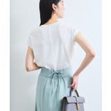 【WEB限定】パールフリルリブサマー半袖ニット | VIS  | 詳細画像12 