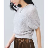 【WEB限定】リボンヤーンバルーン袖サマーニット | VIS  | 詳細画像10 