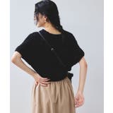 【WEB限定】リボンヤーンバルーン袖サマーニット | VIS  | 詳細画像14 