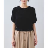 【WEB限定】リボンヤーンバルーン袖サマーニット | VIS  | 詳細画像16 