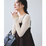 【WEB/一部店舗限定】レース配色プルオーバー | VIS | 詳細画像10