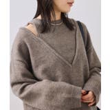 【WEB限定】アンサンブル風Vネックニット | VIS | 詳細画像10
