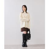 【WEB限定】アンサンブル風Vネックニット | VIS | 詳細画像13