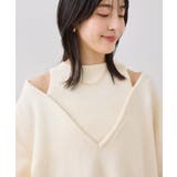 【WEB限定】アンサンブル風Vネックニット | VIS | 詳細画像17