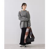 【WEB限定】アンサンブル風Vネックニット | VIS | 詳細画像2