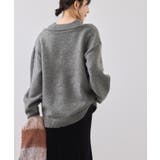 【WEB限定】アンサンブル風Vネックニット | VIS | 詳細画像7