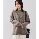 【WEB限定】アンサンブル風Vネックニット | VIS | 詳細画像9