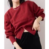 【WEB限定】裾ジップニットプルオーバー | VIS | 詳細画像13