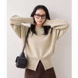 【WEB限定】裾ジップニットプルオーバー | VIS | 詳細画像20