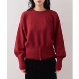 【WEB限定】裾ジップニットプルオーバー | VIS | 詳細画像24