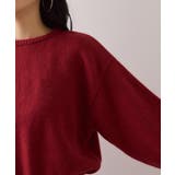 【WEB限定】裾ジップニットプルオーバー | VIS | 詳細画像28