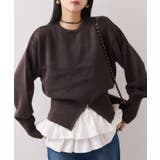 【WEB限定】裾ジップニットプルオーバー | VIS | 詳細画像5