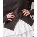 【WEB限定】裾ジップニットプルオーバー | VIS | 詳細画像7