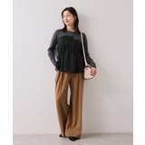 【WEB限定】ビスチェドッキングペプラムロングスリーブTシャツ | VIS  | 詳細画像2 