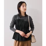 【WEB限定】ビスチェドッキングペプラムロングスリーブTシャツ | VIS  | 詳細画像5 