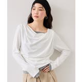 【WEB限定】レイヤードドレーププルオーバー | VIS  | 詳細画像3 