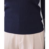 【WEB限定】袖シアー切り替えリブニットプルオーバー | VIS | 詳細画像16