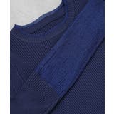 【WEB限定】袖シアー切り替えリブニットプルオーバー | VIS | 詳細画像17